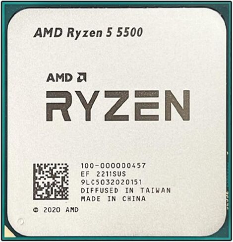 A R 5 5600 + Tuf Gaming B550M Plus WiFi II Desktop Processor CPU Socket DDR4 AM4 Tanpa Pendingin in Kuwait