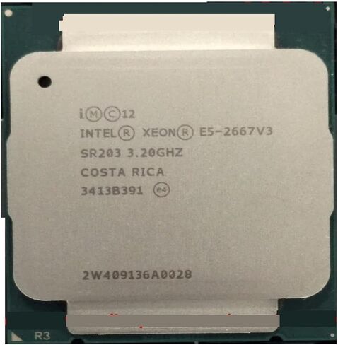معالج Xeon CPU E5-2667V3 SR203 3.20 جيجا هرتز 8-النوى 20 متر LGA2011-3 E5-2667 V3 E5 2667V3 2667 in Kuwait