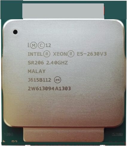 معالج Xeon CPU E5-2630V3 SR206 2.40 جيجا هرتز 8-النوى 20 متر LGA2011-3 E5-2630 V3 E5 2630V3 2630 in Kuwait
