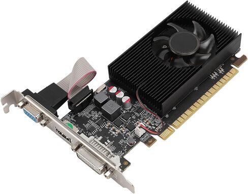 بطاقة رسومات SUNGOOYUE GT730 2G DDR3، فتحة واحدة PCIE منخفضة المستوى مع مروحة تبريد، لحالات ITX وإعداد شاشات متعددة in Kuwait