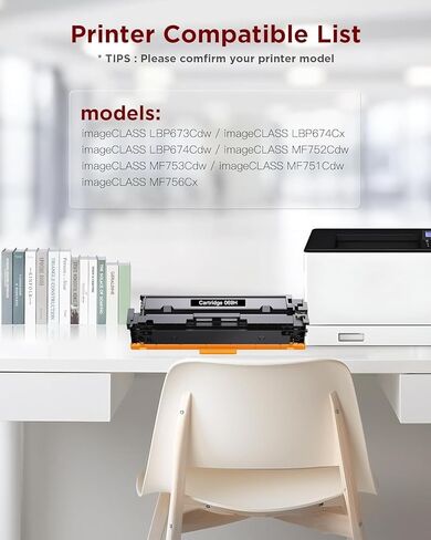 مجموعة خراطيش الحبر iNKPAD 069 - 4 عبوات حبر 069H متوافقة مع Canon Color imageCLASS MF753cdw MF751Cdw LBP674Cdw MF752Cdw LBP673Cdw مجموعة خراطيش عالية الإنتاجية (أسود سماوي أصفر أرجواني) in Kuwait
