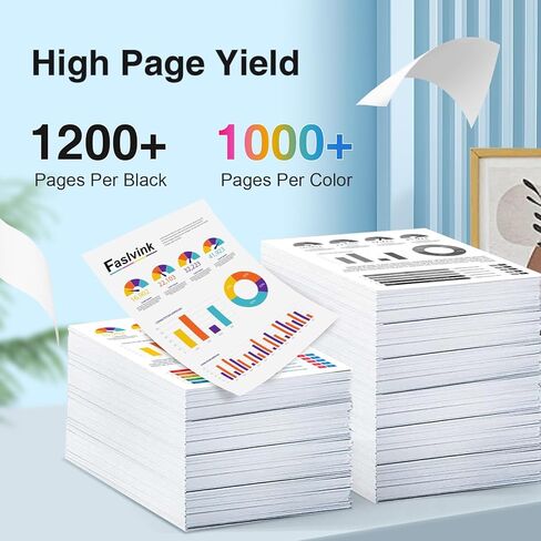 910XL 910 Ink Cartridges for HP Printers 4 Pack Compatible for HP 910XL Ink Cartridges Combo Pack Works with HP OfficeJet Pro 8025 8035 8020 8022 8028, Black Cyan Magenta Yellow in Kuwait
