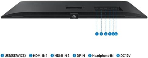 شاشة سامسونج 34 بوصة فيو فينيتي S50GC، WQHD UltraWide، 100 هرتز، 5 مللي ثانية، AMD FreeSync، تصميم بلا حدود، أسود، مع كابل GSF HDMI in Kuwait