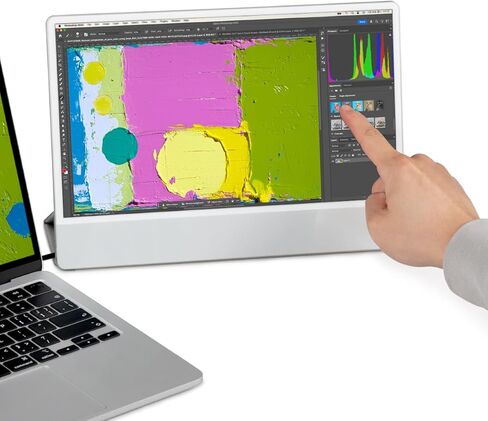 شاشة SOTSU UltraSlim مقاس 12.5 بوصة تعمل باللمس Gen2 | تصميم رفيع للغاية من الألومنيوم خفيف الوزن | FHD 1920x1080 IPS | كفاءة في استخدام الطاقة بقدرة 5 وات | غطاء زجاجي | متوافق مع الكمبيوتر المحمول والهاتف وDeX | السفر والعمل عن بعد in Kuwait