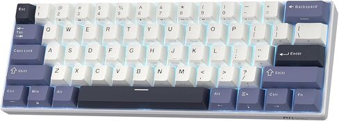 RK ROYAL KLUDGE RK61 Wireless 60% Mechanical Keyboard, Mini Portable Size in Saudi Arabia