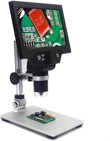 مجهر مجهر 7 بوصة شاشة LCD عالية الدقة 500X 1000X مجاهر متعددة الزوايا in Kuwait