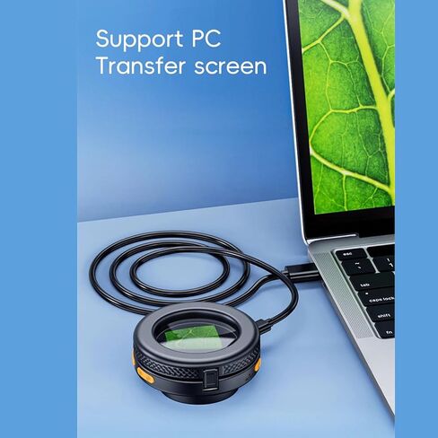 Portable Digital Microscope, 500X Magnification 2MP 1080P HD Auto Focus with 8 LED Lights, Kids Adults Teachers Repair Exploration in Kuwait