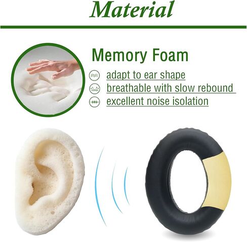 Replacement earpads Compatible with Sennheiser HD650, HD600, HD580, HD660S, HD660S2, HD58X, HD6XX Headphones Ear Cushion with Protein Leather in Kuwait
