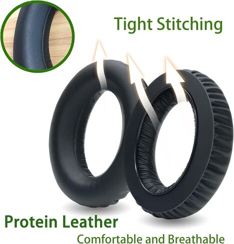 Replacement earpads Compatible with Sennheiser HD650, HD600, HD580, HD660S, HD660S2, HD58X, HD6XX Headphones Ear Cushion with Protein Leather in Kuwait