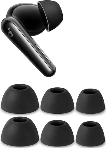أطراف أذن من السيليكون من Geiomoo لجهاز Anker Soundcore Liberty 5، وسادات أذن بديلة (أسود، L/M/S) in Kuwait