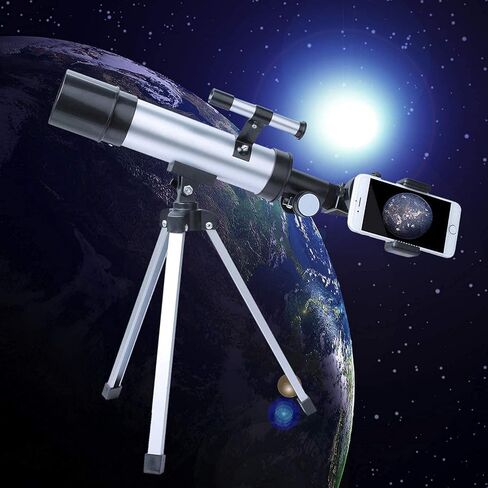 Telescope Telescopes for Astronomy 600mm Focal Length HD Outdoor Monocular Space Telescope with Adjustable Tripod and Finder Scope 50mm Refractor for Beginners Double The Comfort in Kuwait