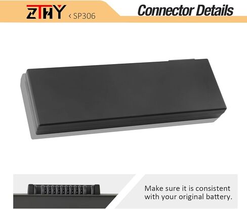 ZTHY 97Wh SP306 Laptop Battery Replacement for Siemens Simatic Field PG M6 Series 3INR19/65-3 11.4V 9-Cell in Kuwait