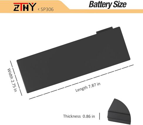 ZTHY 97Wh SP306 Laptop Battery Replacement for Siemens Simatic Field PG M6 Series 3INR19/65-3 11.4V 9-Cell in Kuwait