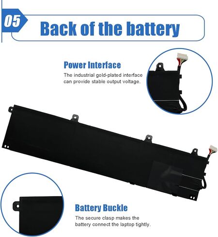 83Wh IR06XL Laptop Battery Replace for HP ZBook Power G7 G9 G10 Mobile Workstation ZBook Power G10 A Mobile Workstation Series IR06083XL M02029-005 TPN-DB0C M01523-2C2 11.58V 6880mAh in Kuwait