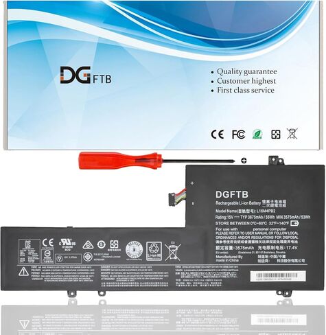 DGFTB L16C4PB2 L16L4PB2 L16M4PB2 Laptop Battery Compatible for Lenovo Ideapad 720s-13IKB 720s-14IKB 720s-15IKB V720-14-IFI V720-14-ISE Series 5B10M55950 5B10M55951 5B10M55952 (15.2V 3646mAh/55Wh) in Kuwait