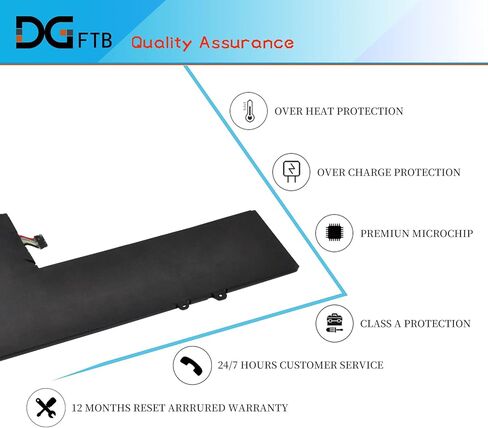 DGFTB L16C4PB2 L16L4PB2 L16M4PB2 Laptop Battery Compatible for Lenovo Ideapad 720s-13IKB 720s-14IKB 720s-15IKB V720-14-IFI V720-14-ISE Series 5B10M55950 5B10M55951 5B10M55952 (15.2V 3646mAh/55Wh) in Kuwait