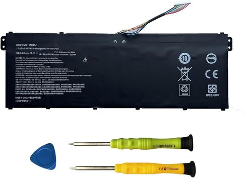 AP19B5L Battery Replacement for Acer Aspire 5 A515-43 A515-43G A515-52 A515-52G Aspire 7 A715-41G A715-41G-R5LR Swift 3 SF314-42 SP314-21N-R5FR TravelMate P2 TMP214-41 P214-41-G2 Vero AV15-51 54.6Wh in Kuwait