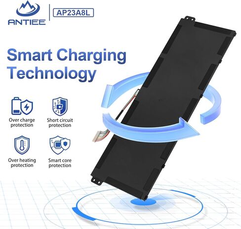 استبدال بطارية الكمبيوتر المحمول AP23A8L لجهاز Aspire Go 15 AG15-31P Aspire 3 A315-24P A317-55P Extensa 15 EX215-23 Series AP23A7L AP23A5L 53.05Wh 11.28V 4703mAh in Kuwait