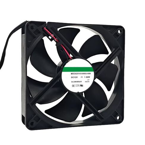 MEC0251V3-000U-A99 DC 12V 1.9W 120x120x25mm مروحة تبريد بسلكين in Kuwait