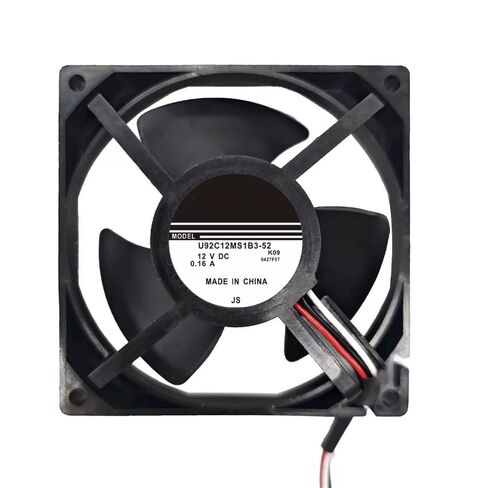 U92C12MS-52 DC 12V 0.16A 90x90x32mm مروحة تبريد 3 أسلاك in Kuwait