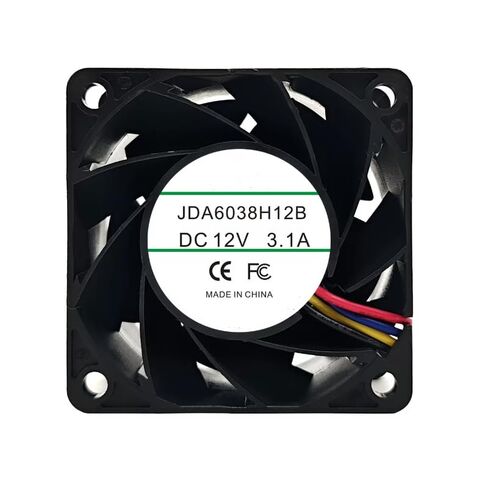 JDA6038H12B DC 12V 3.1A 60x60x38mm 4-Wire Cooling Fan in Kuwait