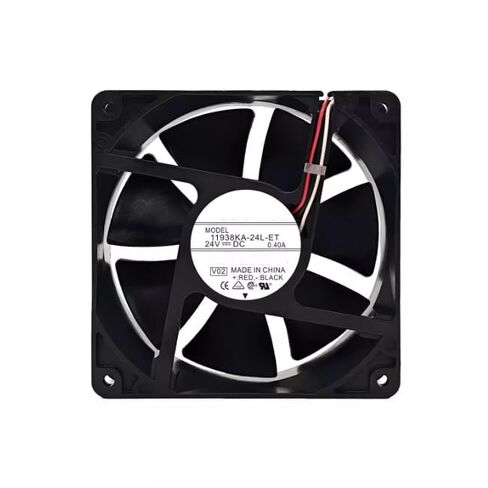 11938KA-24L-ET DC 24V 0.40A 120x120x38mm مروحة تبريد 3 أسلاك in Kuwait