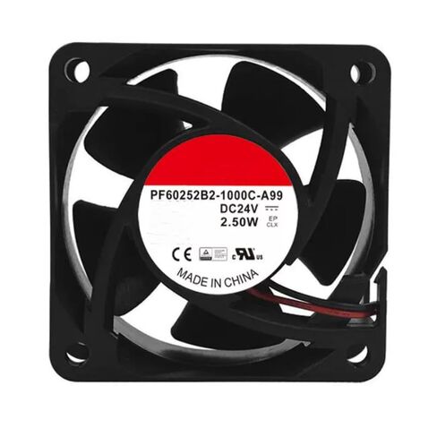 PF60252B2-1000C-A99 DC 24V 2.50W 60x60x25mm 2-Wire Cooling Fan in Kuwait