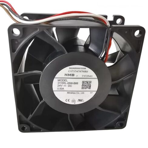 3115RL-05W-B66 24VDC 0.50A 80X80X38mm مروحة تبريد 4 أسلاك 8038 مم in Kuwait