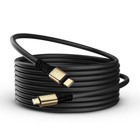 Micro USB Cable 15FT, Extra Long USB 2.0 C to Micro Cord Support Charge & Data Transfer, Kindle & PS4 Charger Cord Replacement, Android Phone Cable for Samsung Galaxy S7 Edge S6 S5 and More in Kuwait