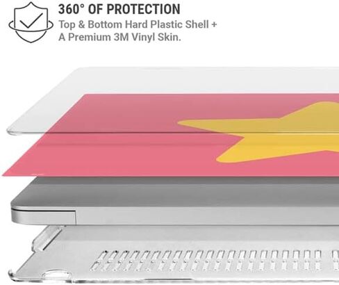 Skinit Laptop Case Plus Skin Compatible with MacBook Air 15in (2023) - Officially Licensed Cartoon Network Steven Universe Steven Universe Star Design in Kuwait