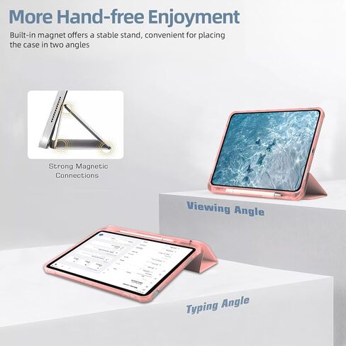 Floral Highland Cow Cowgirl Case for iPad 7th/8th/9th Generation (2019/2020/2021) 10.2" with Trifold Stand Leather Cover, Auto Sleep/Wake, TPU Back Case with Pencil Holder for Girls & Women in Saudi Arabia