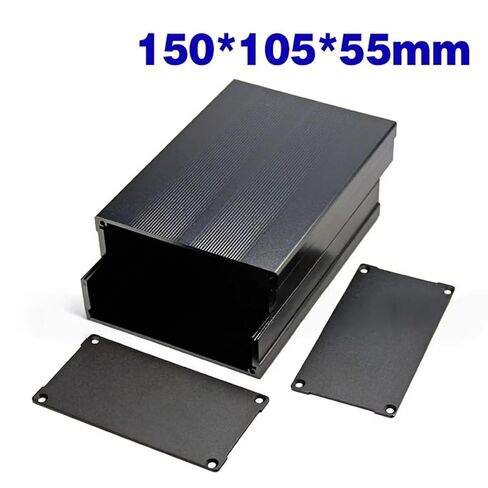150x105x55mm Aluminum Enclosure PCB Shell Cooling Box Case Split Type in Kuwait