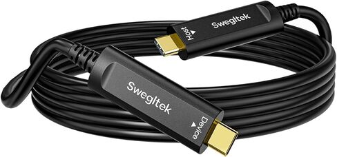 Optical Fibers USB 3.1 Type c Cable USB C to C 10Gbps 10M Compatible with Industrial Camera,Machine Vision,Medical Security.Broad Casting.Printer,Scanner,Touch Screen,Camera,Game Controller in Kuwait