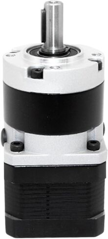 DC 24V 42mm Nema 17 Precision Planetary Gear Box Reducer Electronic Starter Stepper Geared Stepping Motors with Gearbox(Reduction Ratio 25,Driver-UM244(Pulse)) in Kuwait