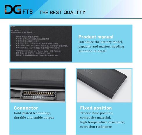 DGFTB G3HTA071H G3HTA072H New Battery Replacement for Microsoft Surface Laptop Studio 1, for Microsoft Surface Laptop Studio 1964,1964 14.4 inch Series 11.38V 56.3Wh/4948mAh in Kuwait