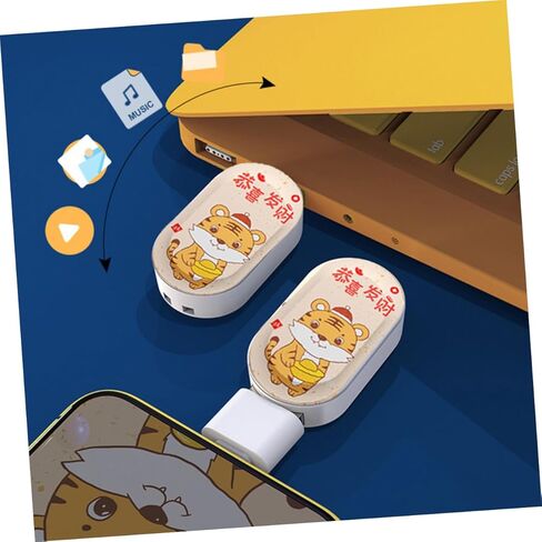 VALICLUD 64gb محرك فلاش USB عصا الذاكرة المحمولة سنة النمر تصميم تخزين البيانات محرك الانتقال لأجهزة الكمبيوتر والهواتف الذكية in Kuwait