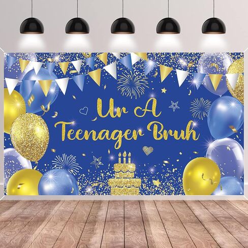 Blue Gold Congratulations We are So Proud of You Backdrop Banner Photography Background Hanging Party Supplies for Graduation Party Decorations Class of 2026 72.8 * 43.3in in Kuwait