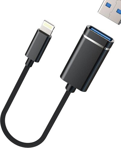 محول Lightning USB لجهاز iPhone 14 13 OTG 3.0 كابل نقل بيانات الكاميرا مقبس توصيل USB-A لوحة مفاتيح USB عصا قارئ بطاقة موصل الكمبيوتر المحمول متعدد المنافذ كابل نقل L-USB in Kuwait