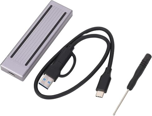 حاوية SSD من النوع C M.2 NVMe PCIe NGFF USB3.1 Gen2 10 جيجابت في الثانية، حاوية SSD محمولة مع RGB s، متوافقة مع 2230 2242 2260 2280 للكمبيوتر المحمول والتلفزيون in Kuwait