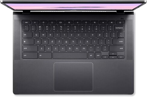 جهاز Acer Touch Chromebook Plus 14 باللون الرمادي الفولاذي مع Google AI 8-Core Intel i3 8GB 512GB SSD 14in FHD Intel 4K Graphics Chrome OS (CB514 - متجدد) in Kuwait