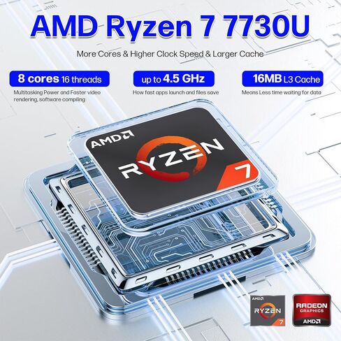 كمبيوتر محمول Dell 15 بشاشة تعمل باللمس للأعمال، 16 جيجابايت DDR4، 512 جيجابايت SSD AMD Ryzen 7 7730U (8 نواة)، شاشة FHD مقاس 15.6 بوصة، بلوتوث 5، كاميرا ويب عالية الدقة، Windows 11 (متجدد) in Kuwait