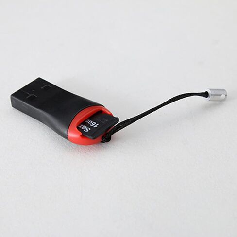 محول قارئ بطاقة الذاكرة المحمولة USB2.0 قارئ بطاقة TF مع الحبل in Kuwait
