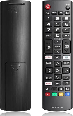 جهاز تحكم عن بعد بديل لجهاز التحكم عن بعد لتلفزيون LG - متوافق مع مئات موديلات تلفزيون LG الذكية بما في ذلك 43LM5700PUA، و65UM7300، و43UM6900، و55UM6900، و70UN7070، والمزيد (AKB75675304) in Kuwait