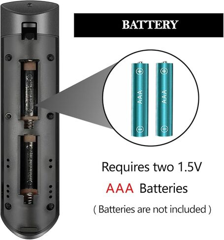 Universal Replacement Remote Control for AURZEN Boom 3 Mini Smart Projector, for ELEPHAS W1K for NexiGo PJ30 for GooDee AC321 YG600 for VEGOOS YG381 4K Smart Projector in Kuwait