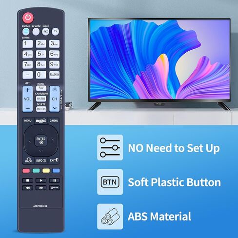 جهاز تحكم عن بعد عالمي لتلفزيون LG، بديل للتحكم عن بعد لتلفزيون LG LCD LED الذكي، AKB72914238 Sub AKB72914201 AKB72914207 AKB72914209 AKB73615322 in Kuwait