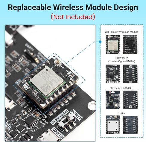 شاشة ESP32-P4 مقاس 5 بوصات، شاشة لمس IPS 800x480 مع ESP32-P4 وESP32-C6، حتى 400 ميجا هرتز، تدعم Wi-Fi 6، Bluetooth 5.3 (BLE)، تفاعل الكلام AI، متوافق مع Arduino، ESP-IDF، LVGL in Kuwait