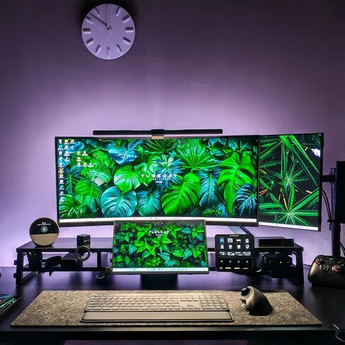 Kado Gaming Office Ultrawide Portable Setup - 34" 21:9 Curved 1500R 3440x1440 165Hz 1ms Computer Monitor, 15.6" 1920x1080 IPS Portable, Gaming Office AMD FreeSync Premium, VESA Mount Built-in Speakers in Kuwait