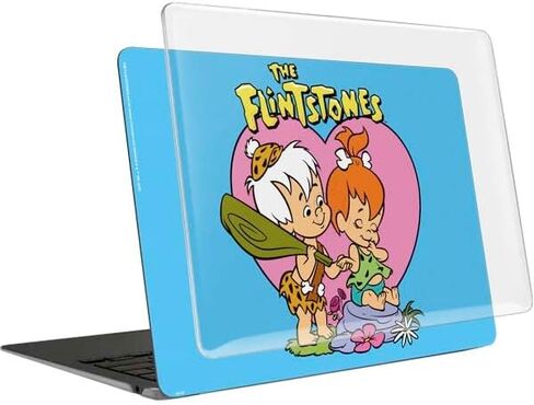 حقيبة كمبيوتر محمول Skinit Plus متوافقة مع جهاز MacBook Air 15 بوصة (2023) - مرخصة رسميًا من Flinstones BAMM-BAMM وتصميم Pebbles in Kuwait