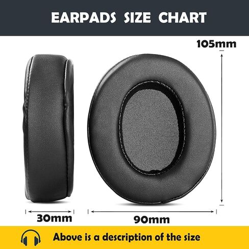 BPHS1-XF4 Earpads Cushion Replacement for Audio Technica BPHS1 BPHS1-XF4 Headsets BPHS1 Ear Pads Cushion/Covers with Protein Leather in Kuwait