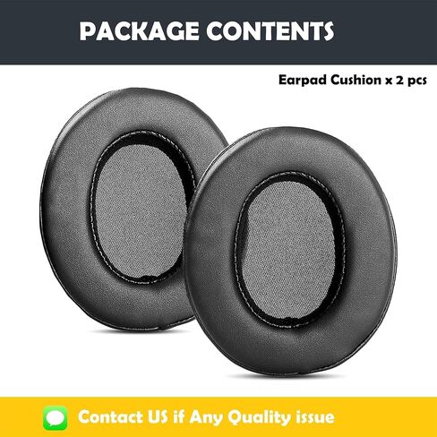 BPHS1-XF4 Earpads Cushion Replacement for Audio Technica BPHS1 BPHS1-XF4 Headsets BPHS1 Ear Pads Cushion/Covers with Protein Leather in Kuwait